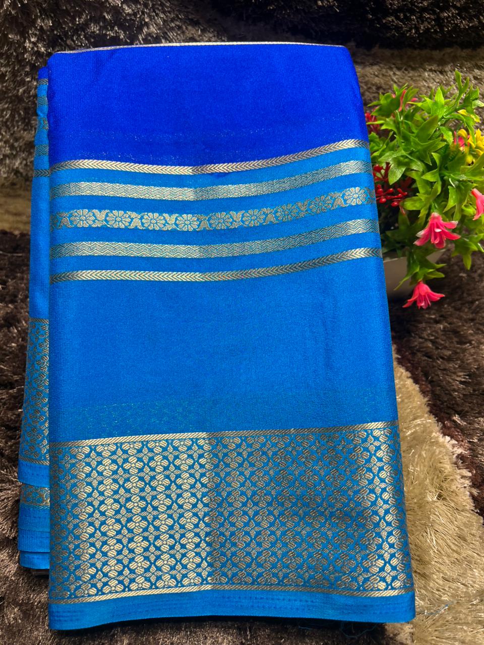 Artificial / Mix Crape Sarees