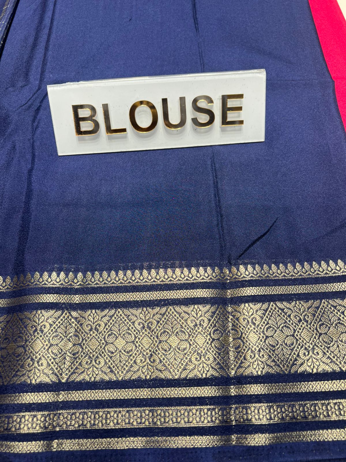 Artificial / Mix Crape Sarees