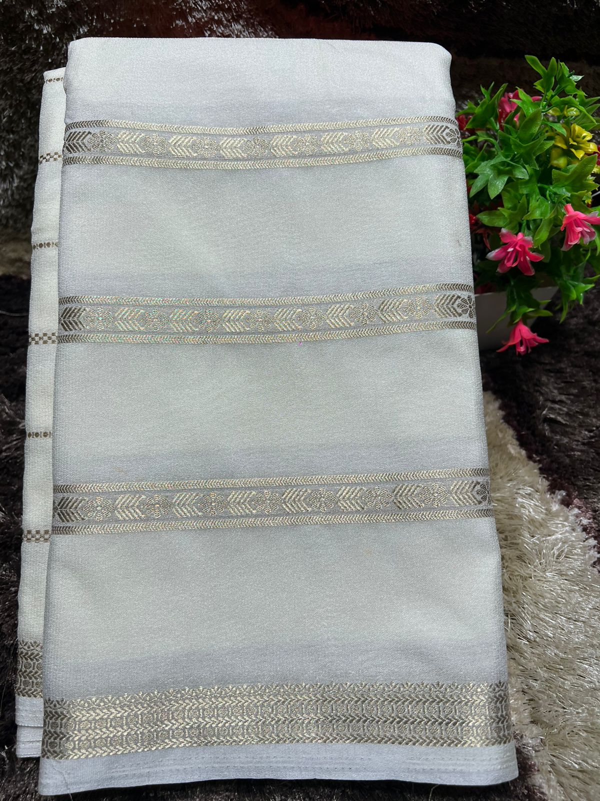 Artificial / Mix Crape Sarees