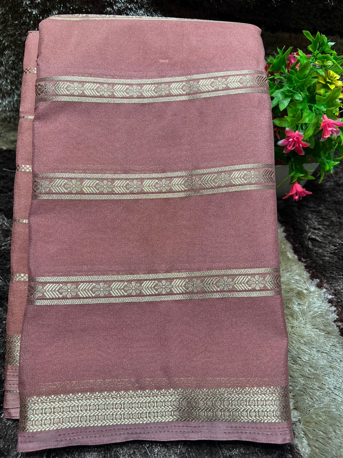 Artificial / Mix Crape Sarees
