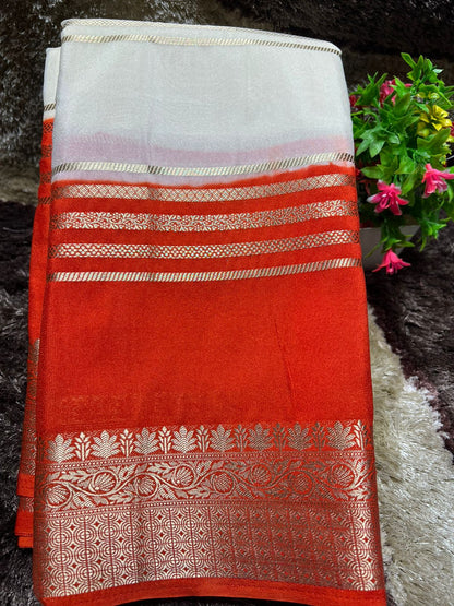 Artificial / Mix Crape Sarees