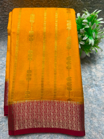 Artificial / Mix Crape Sarees