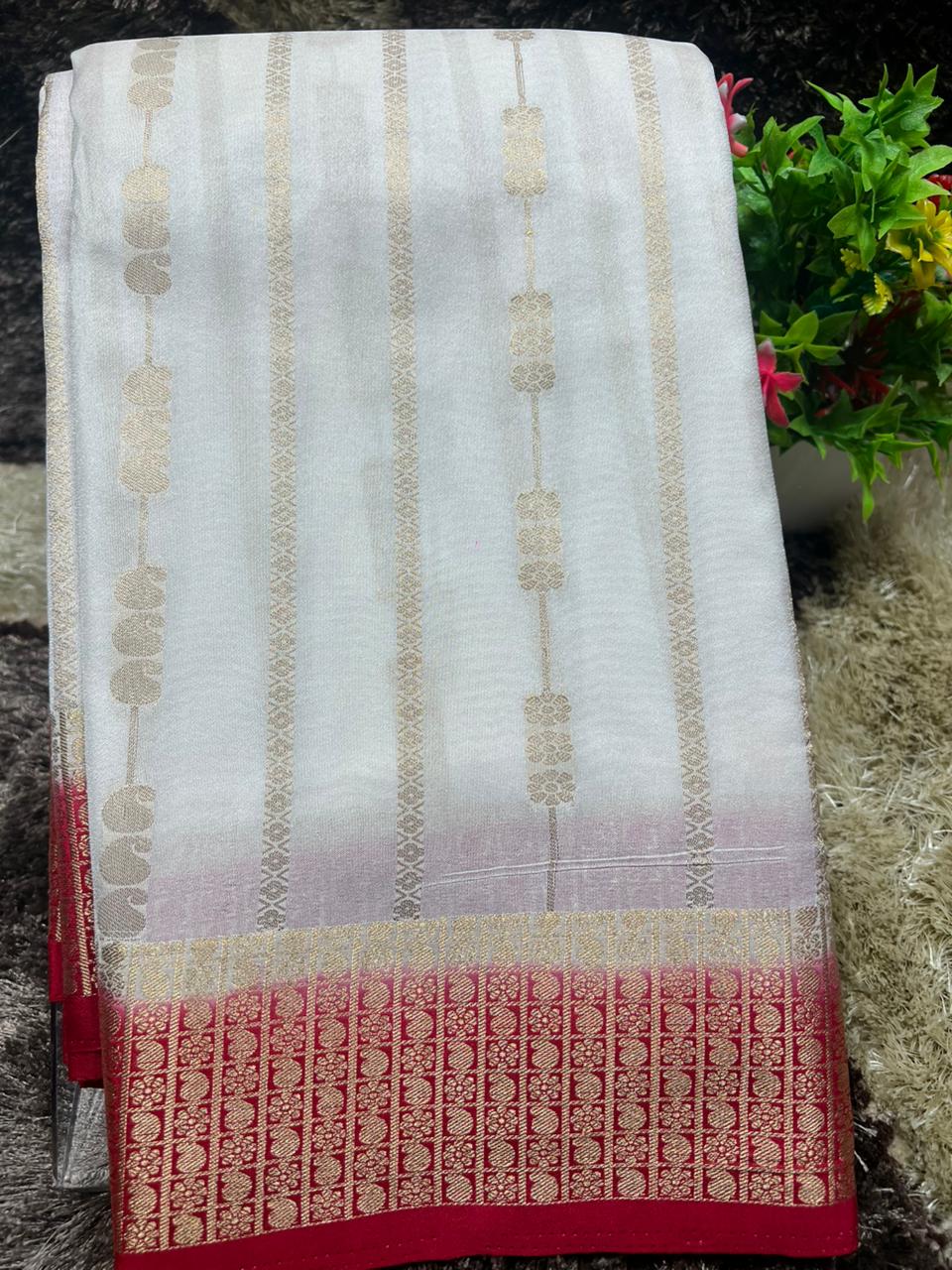 Artificial / Mix Crape Sarees