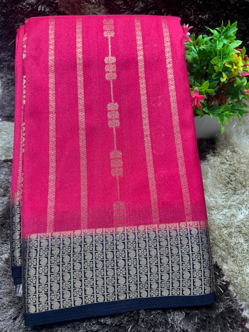 Artificial / Mix Crape Sarees