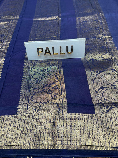 Artificial / Mix Crape Sarees