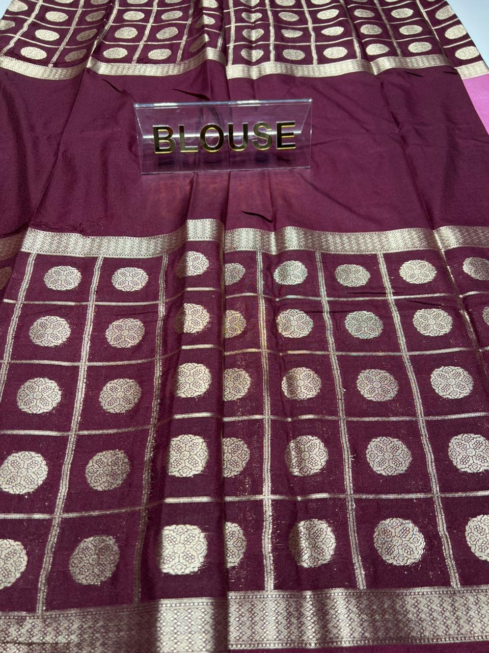 Artificial / Mix Crape Sarees