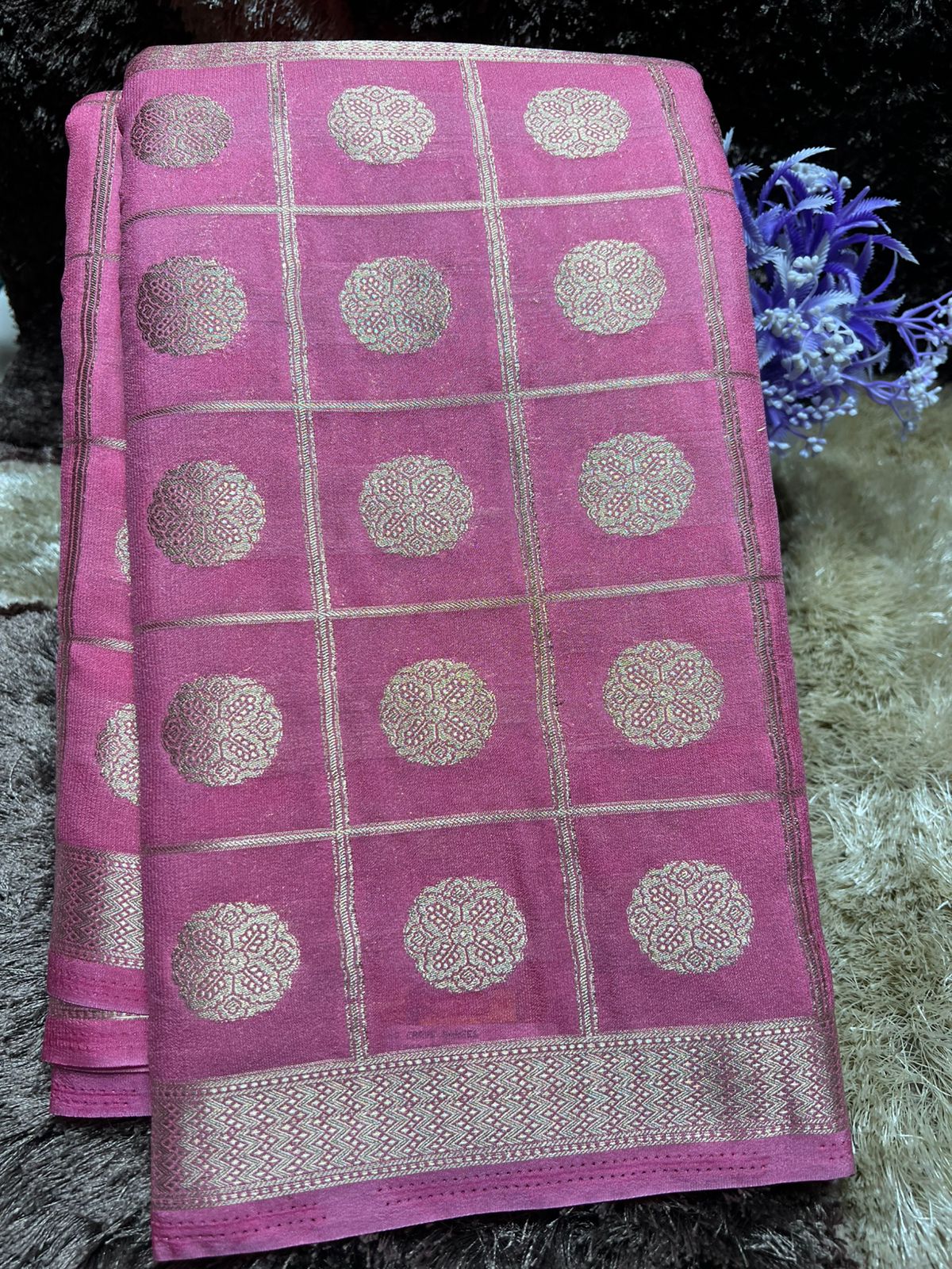 Artificial / Mix Crape Sarees