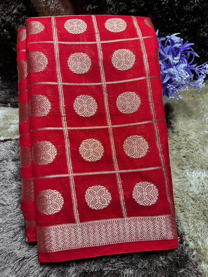 Artificial / Mix Crape Sarees