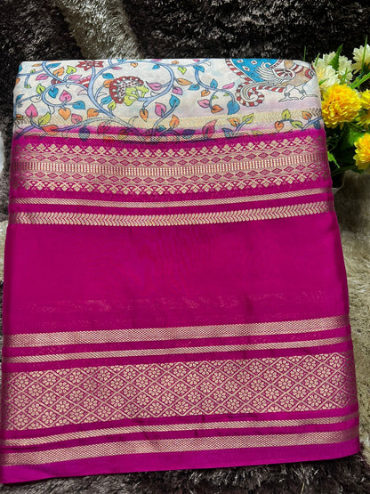 Artificial / Mix Crape Sarees