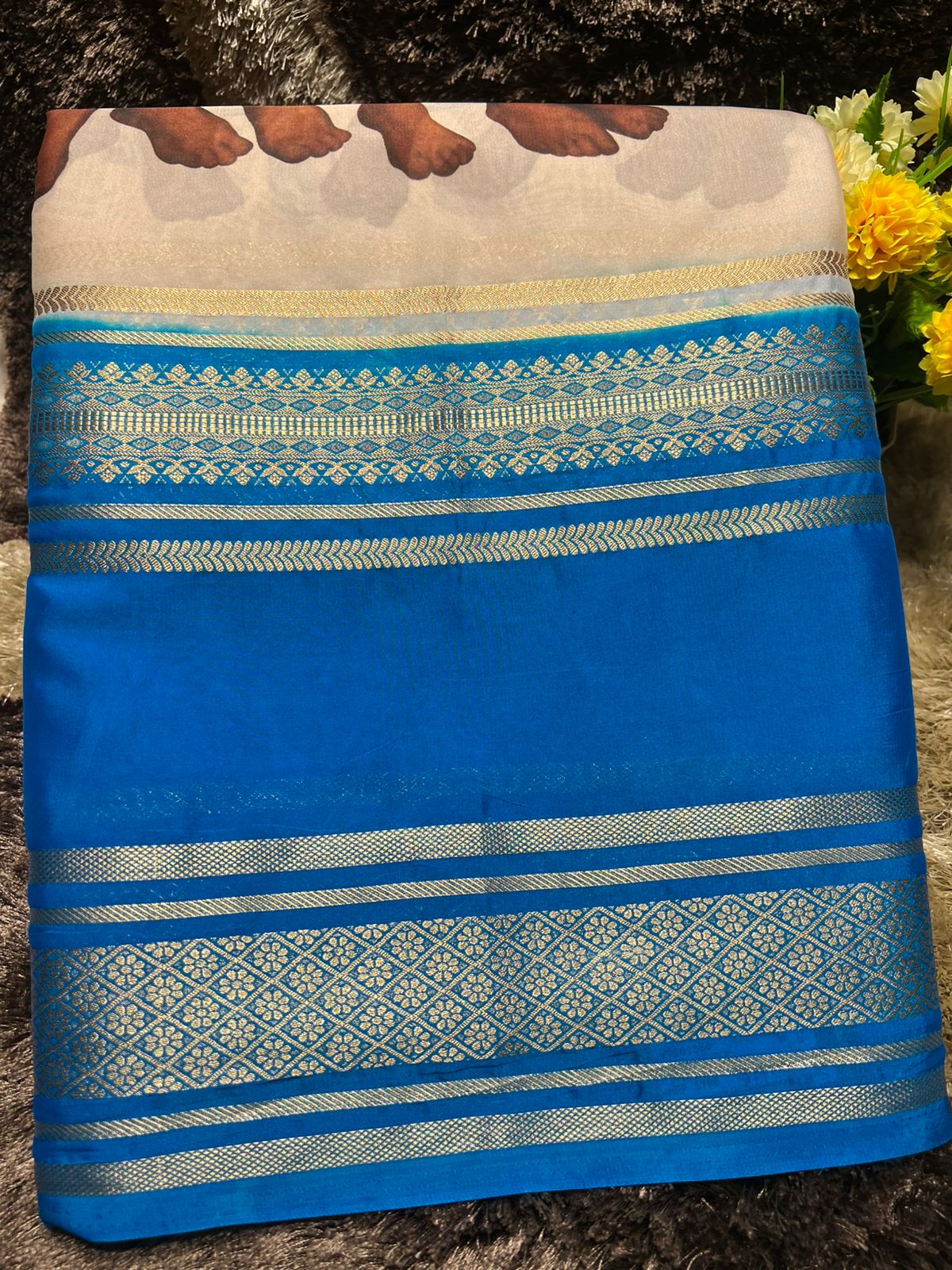 Artificial / Mix Crape Sarees