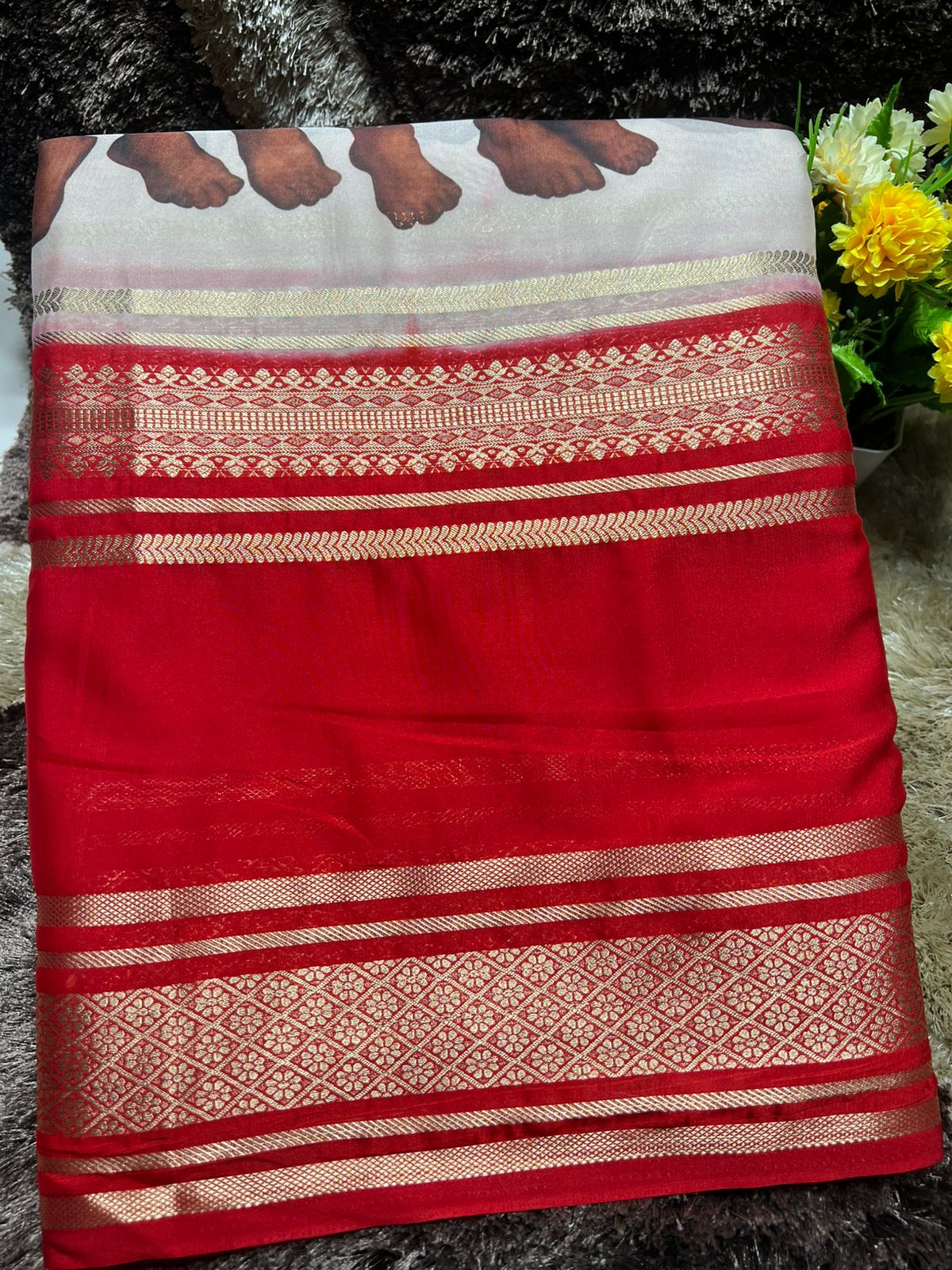 Artificial / Mix Crape Sarees