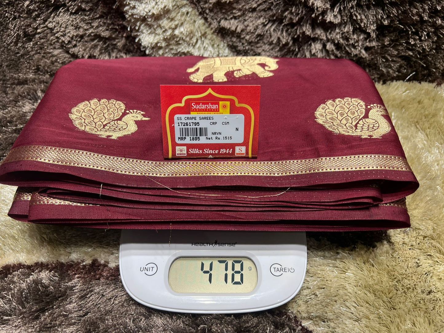 Artificial / Mix Crape Sarees
