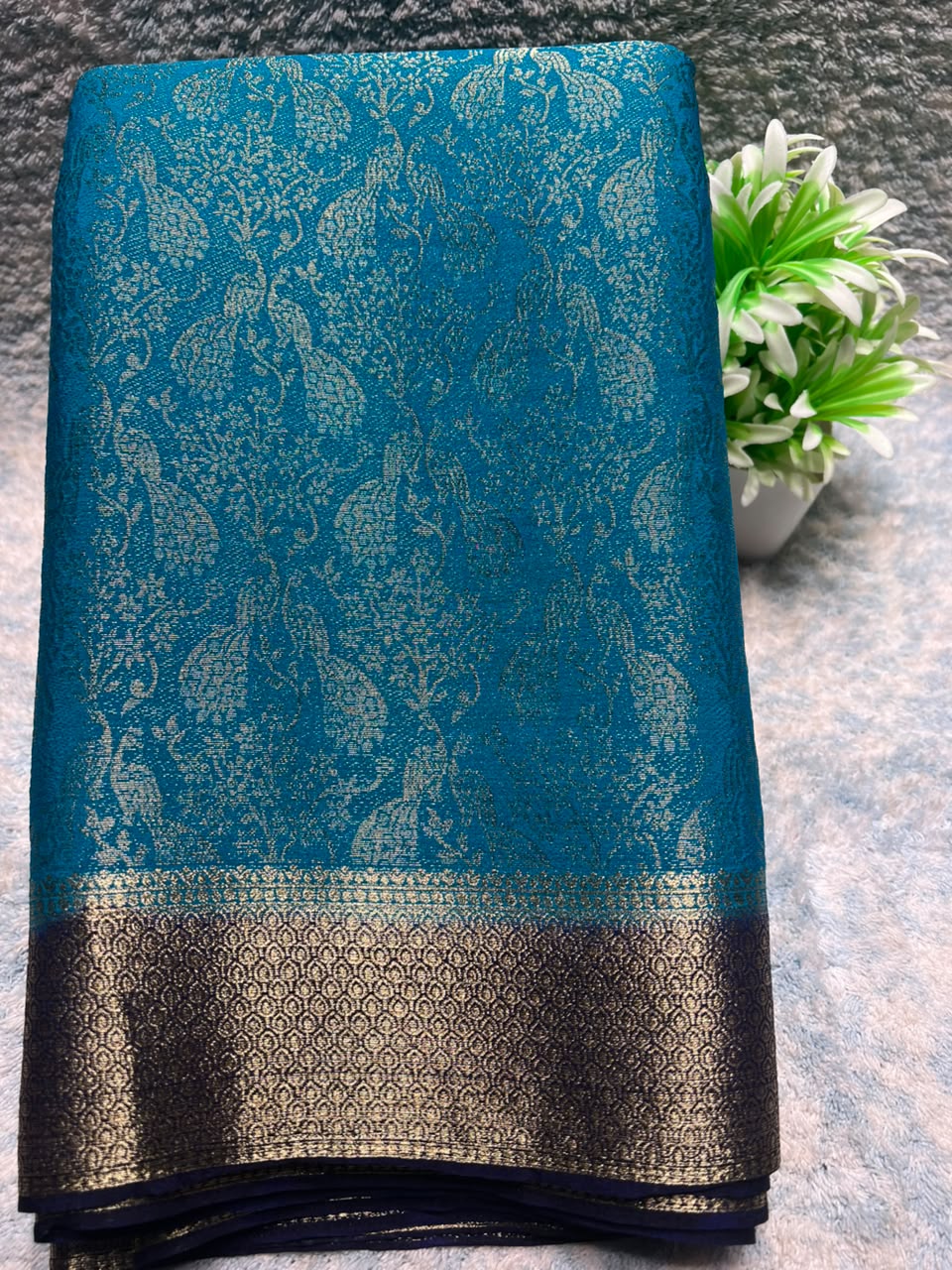 Artificial / Mix Crape Sarees