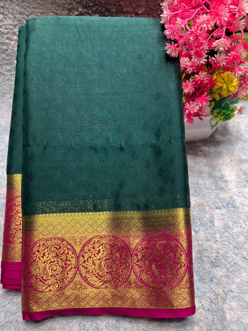 Artificial / Mix Crape Sarees