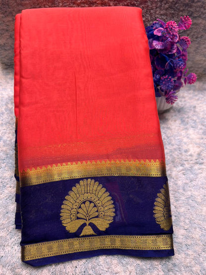 Artificial / Mix Crape Sarees