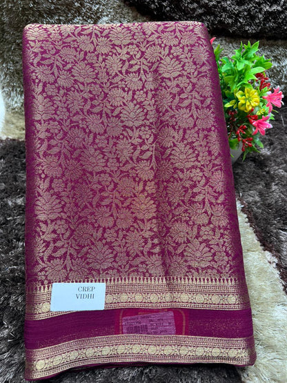 Artificial / Mix Crape Sarees