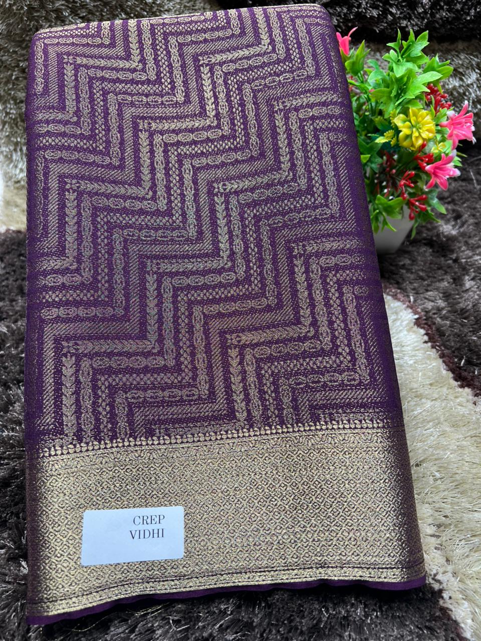 Artificial / Mix Crape Sarees