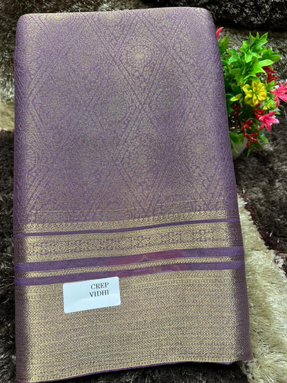 Artificial / Mix Crape Sarees