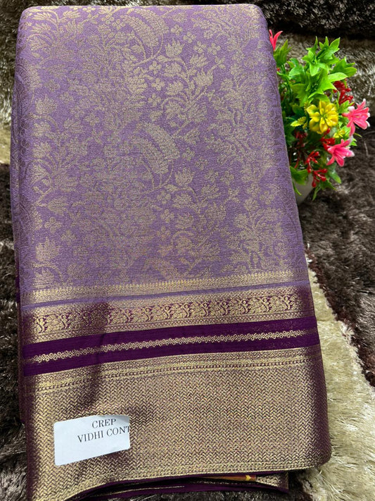 Artificial / Mix Crape Sarees
