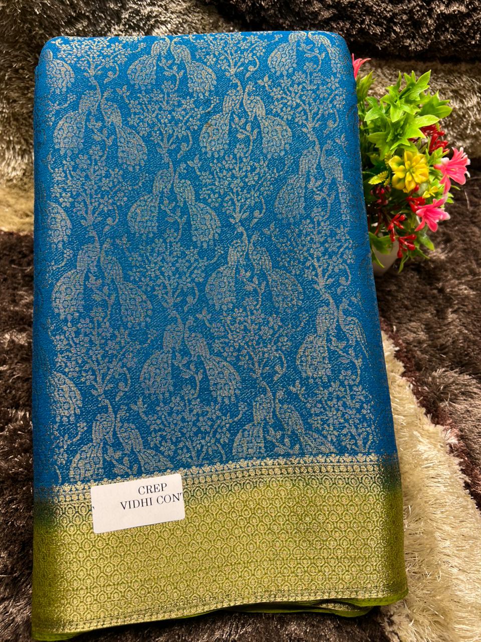 Artificial / Mix Crape Sarees