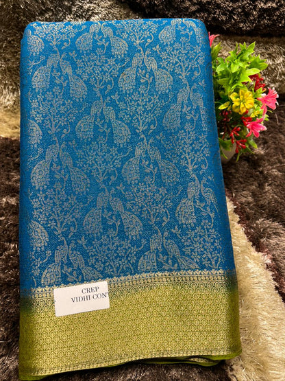 Artificial / Mix Crape Sarees