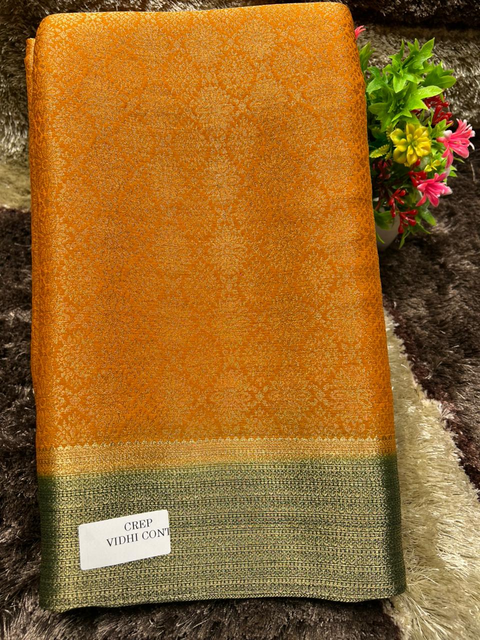 Artificial / Mix Crape Sarees