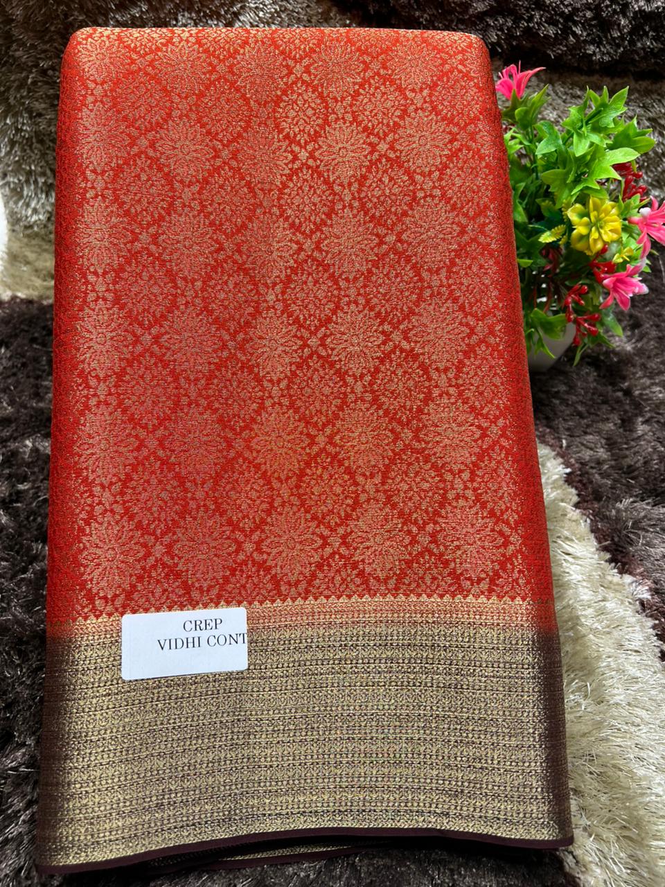 Artificial / Mix Crape Sarees