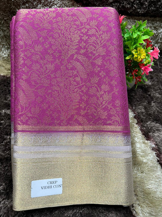 Artificial / Mix Crape Sarees