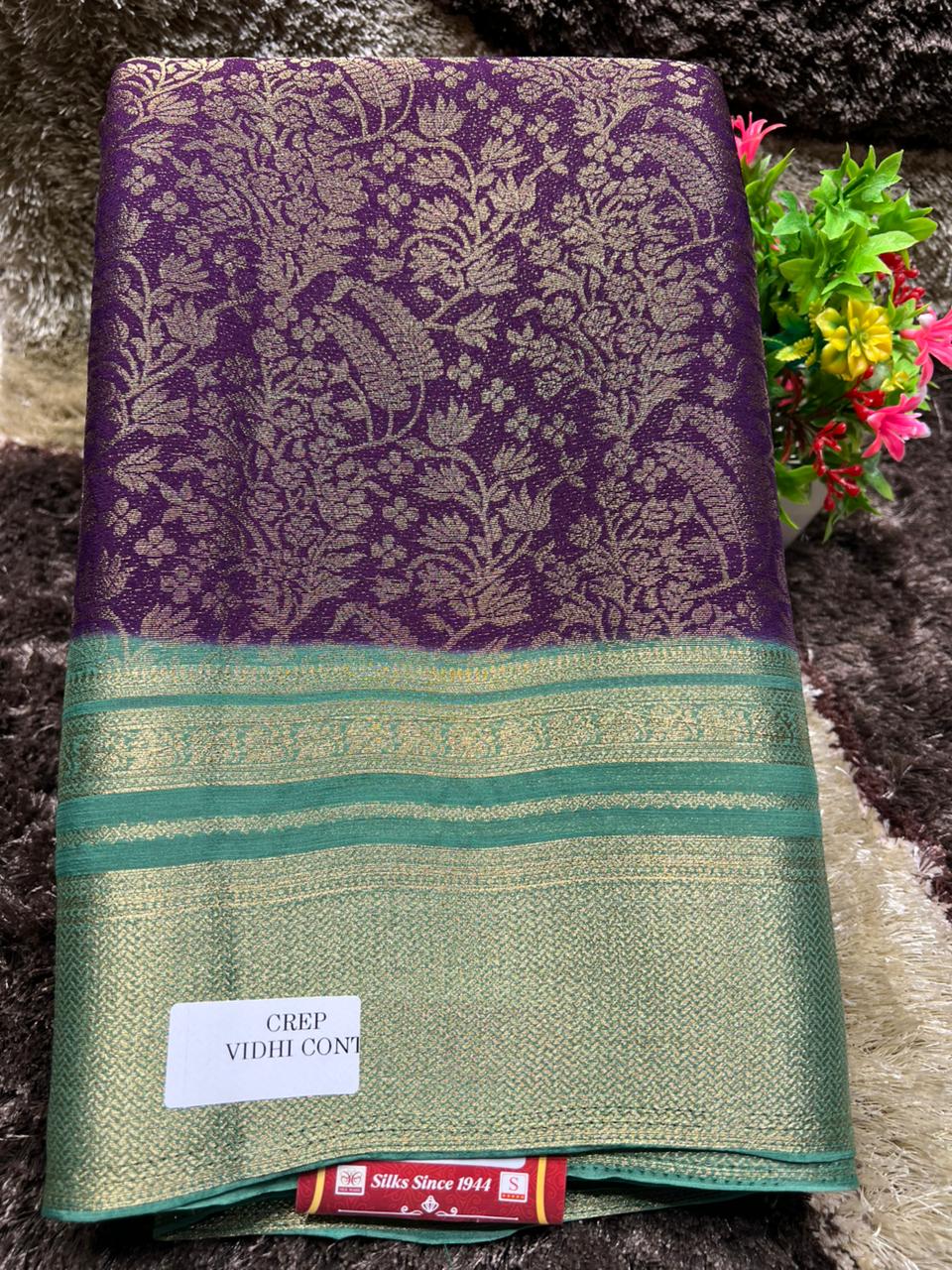 Artificial / Mix Crape Sarees