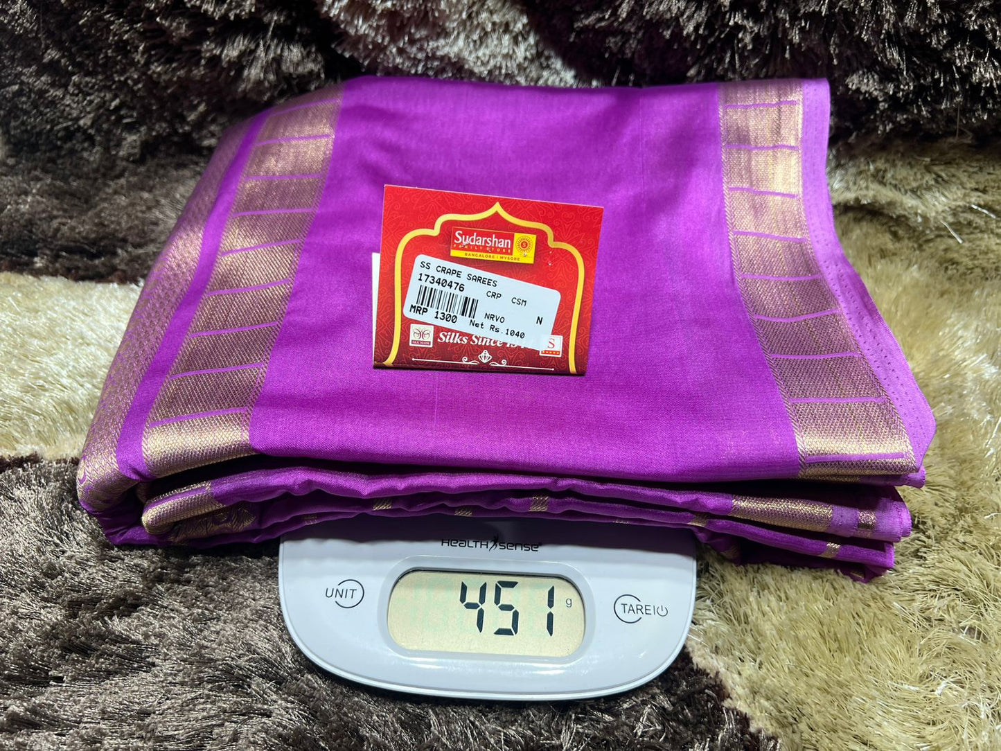 Artificial / Mix Crape Sarees