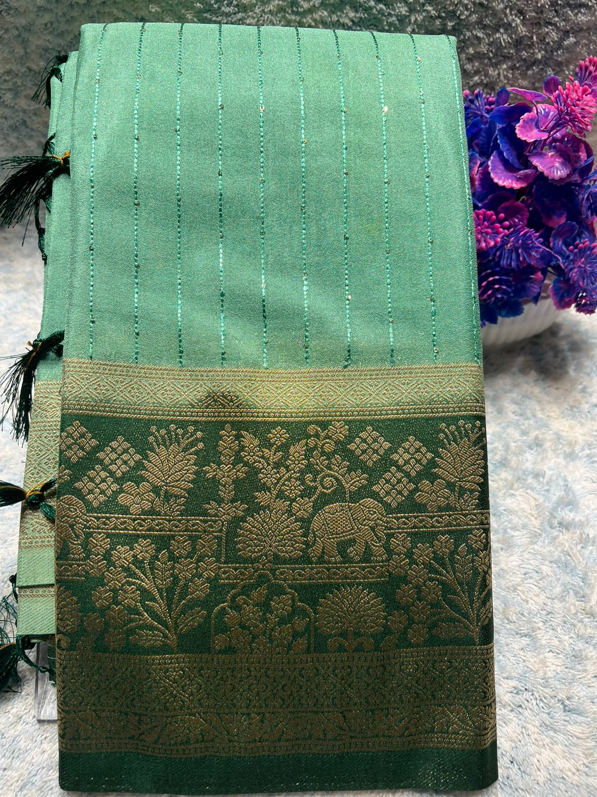 Artificial / Mix Crape Sarees