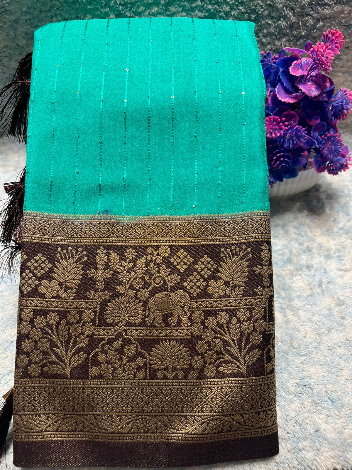 Artificial / Mix Crape Sarees