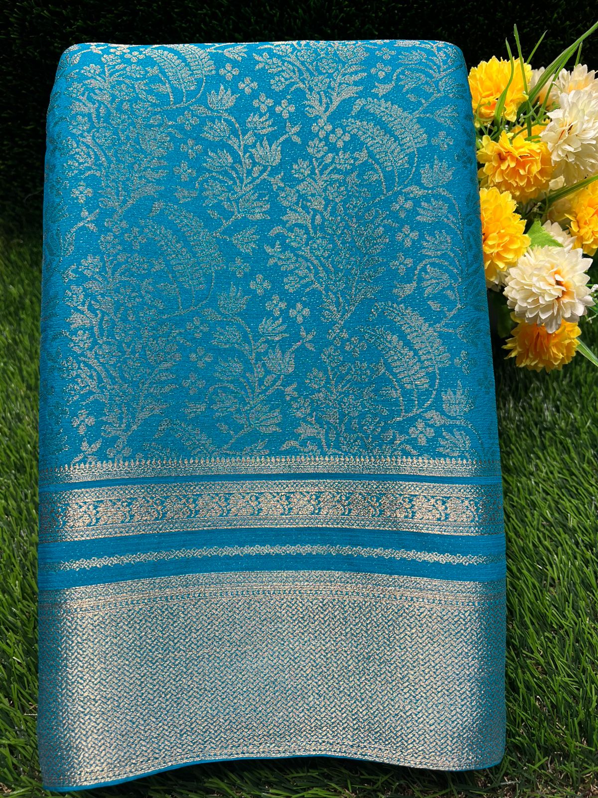 Artificial / Mix Crape Sarees