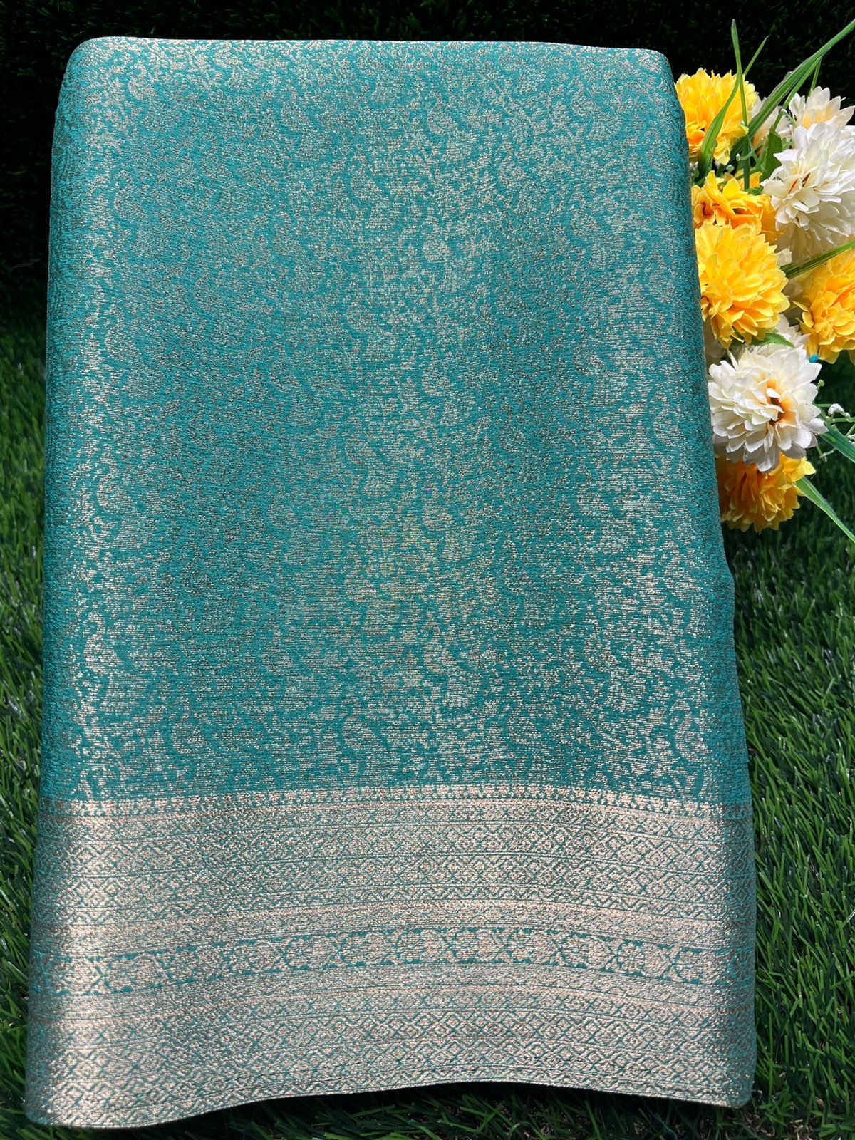 Artificial / Mix Crape Sarees