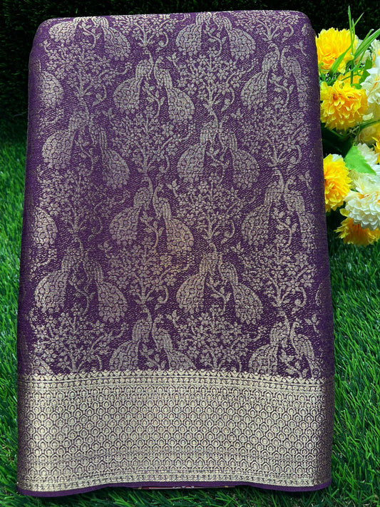 Artificial / Mix Crape Sarees