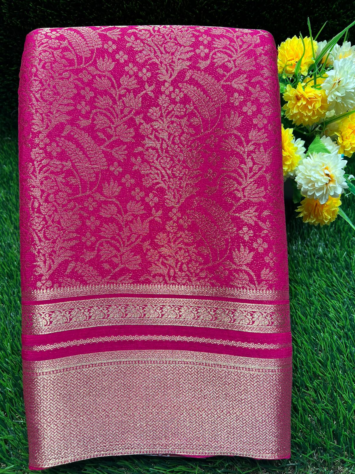 Artificial / Mix Crape Sarees