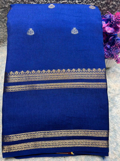 Artificial / Mix Crape Sarees