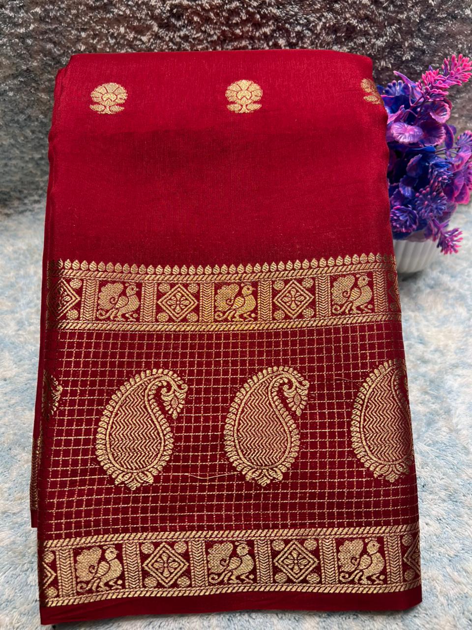 Artificial / Mix Crape Sarees
