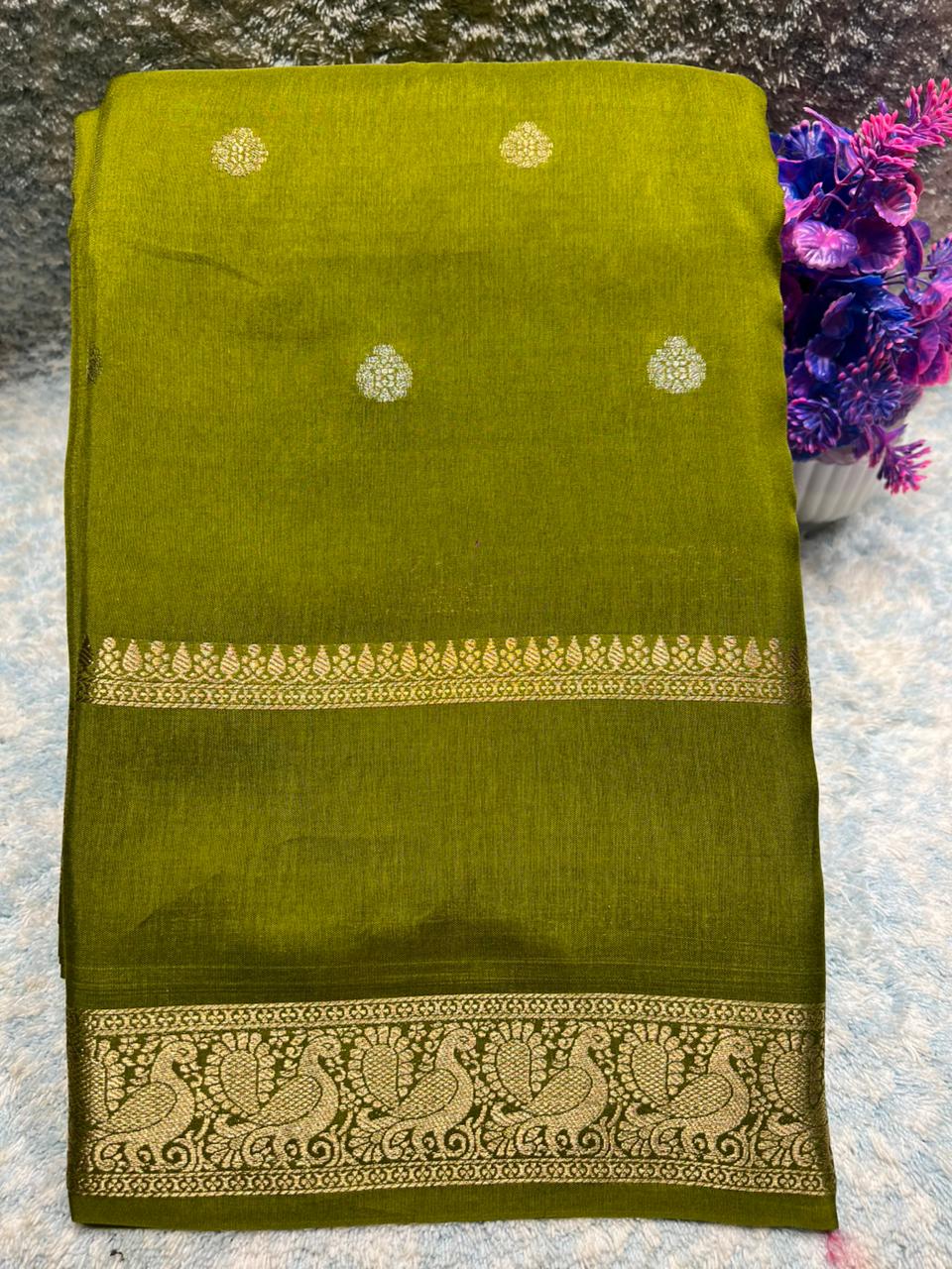 Artificial / Mix Crape Sarees
