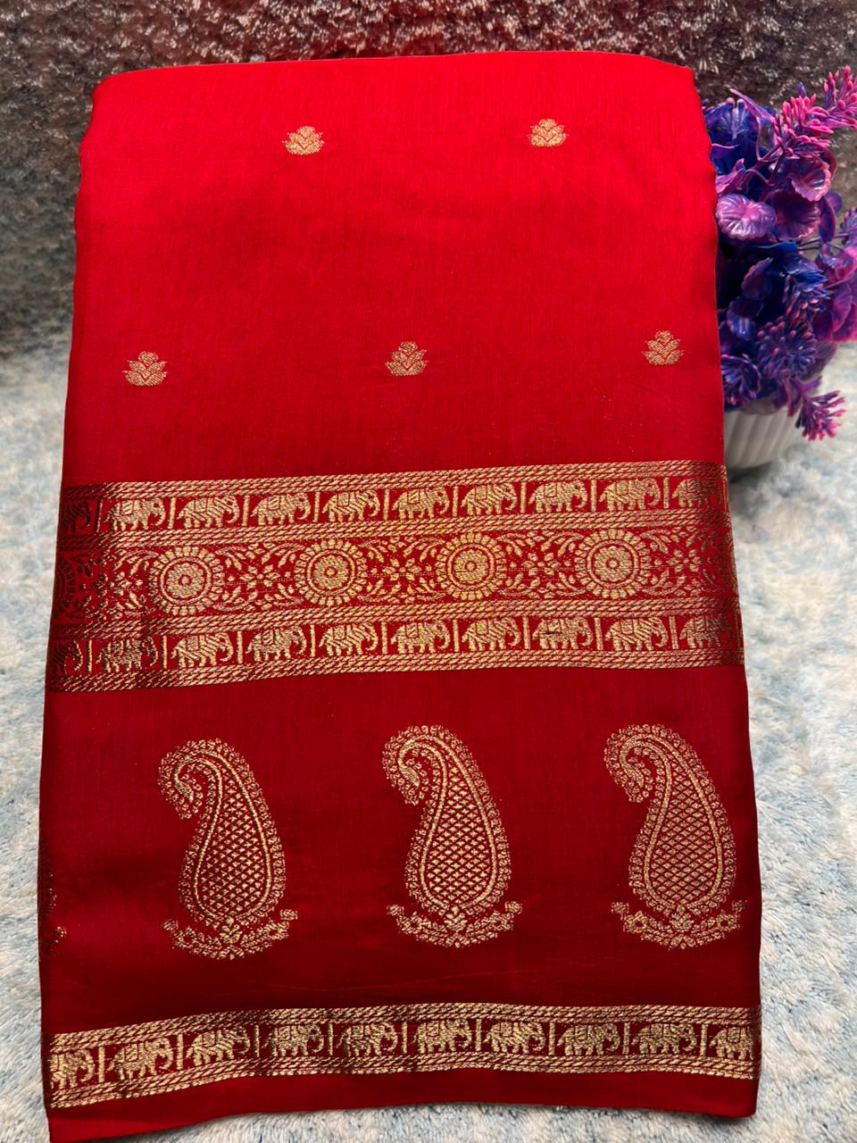 Artificial / Mix Crape Sarees