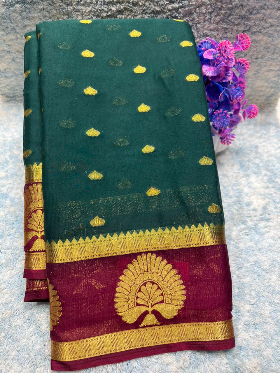 Artificial / Mix Crape Sarees