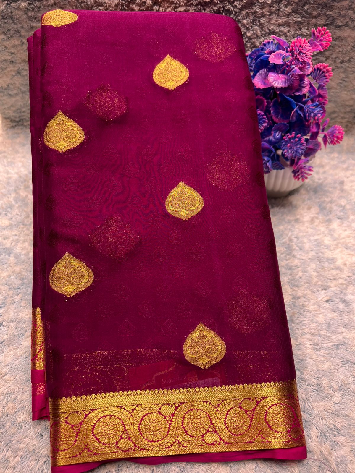Artificial / Mix Crape Sarees