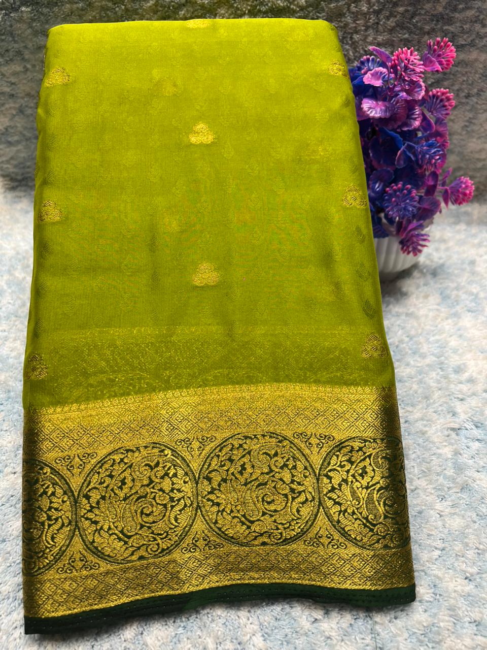 Artificial / Mix Crape Sarees