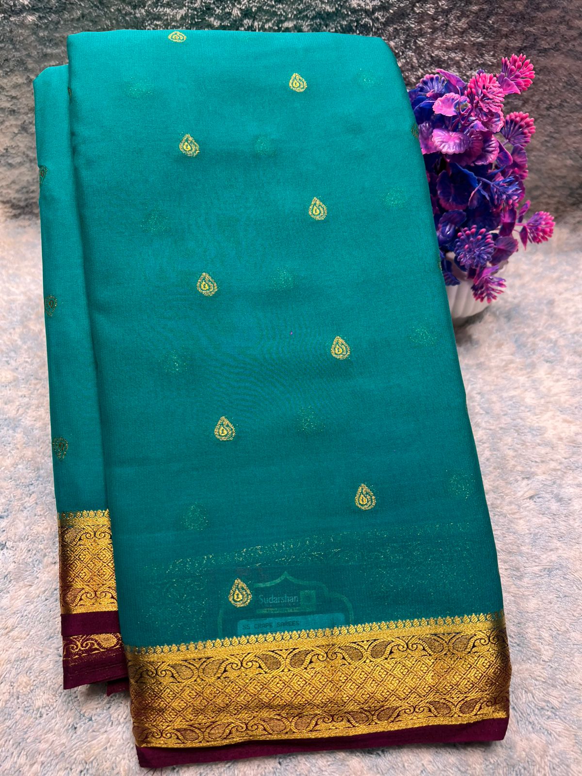 Artificial / Mix Crape Sarees