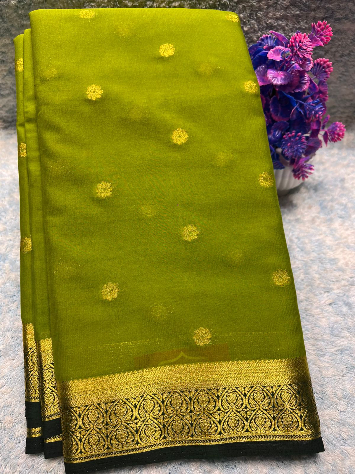 Artificial / Mix Crape Sarees