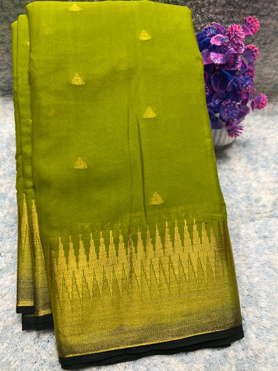 Artificial / Mix Crape Sarees