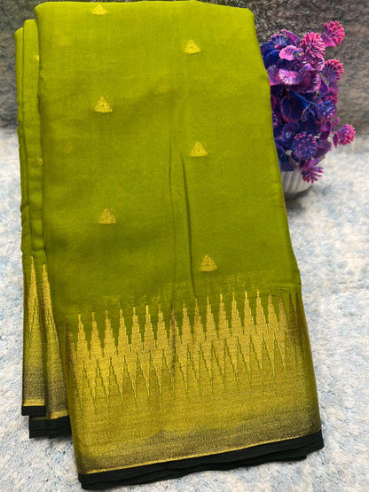 Artificial / Mix Crape Sarees