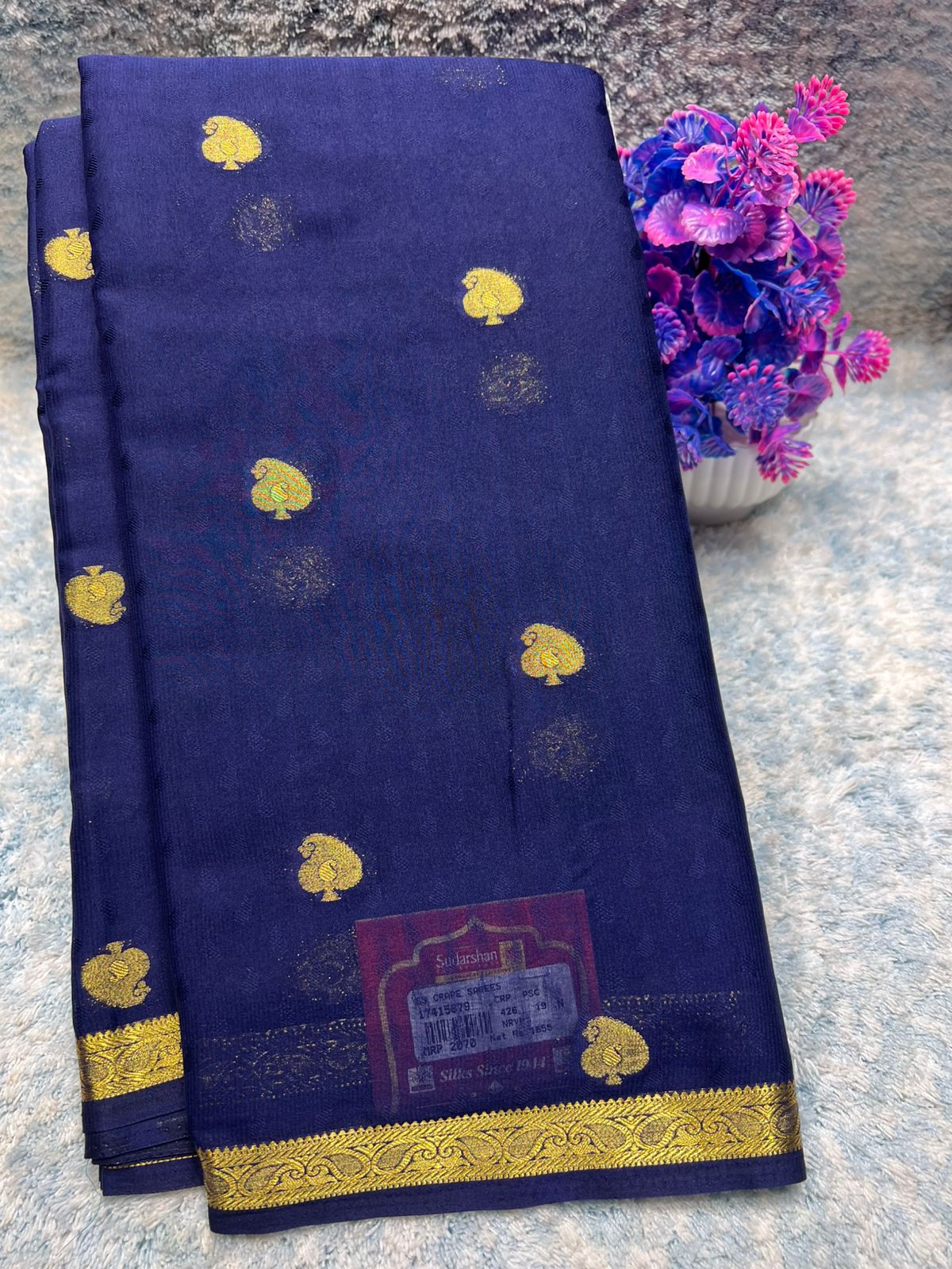 Artificial / Mix Crape Sarees