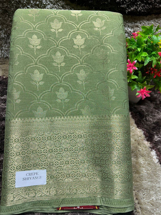Artificial / Mix Crape Sarees