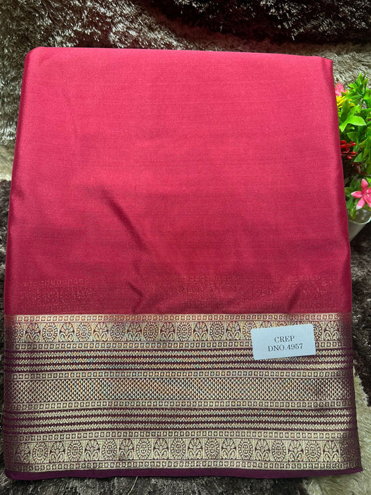 Artificial / Mix Crape Sarees